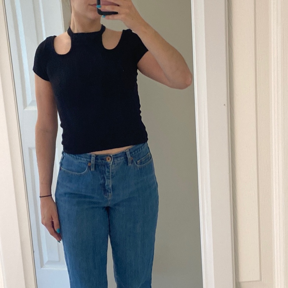 Cut out black top